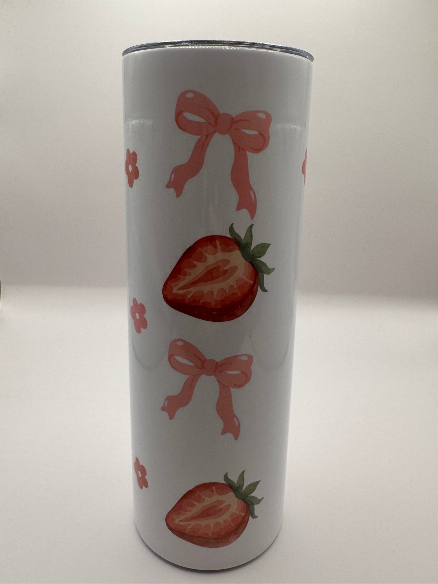 Strawberry tumbler