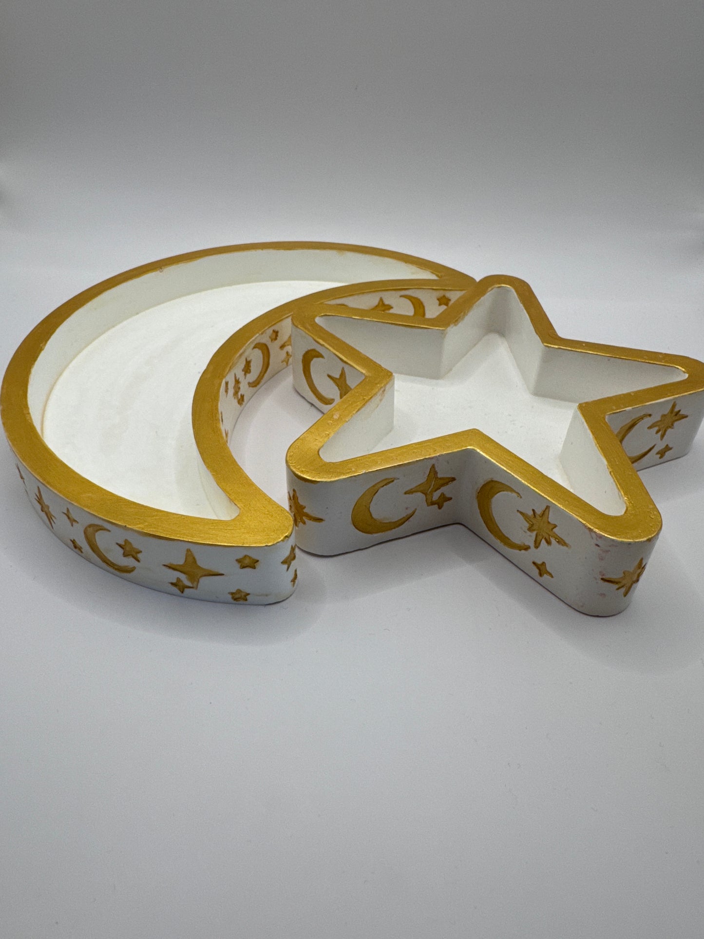 golden moon and star coaster