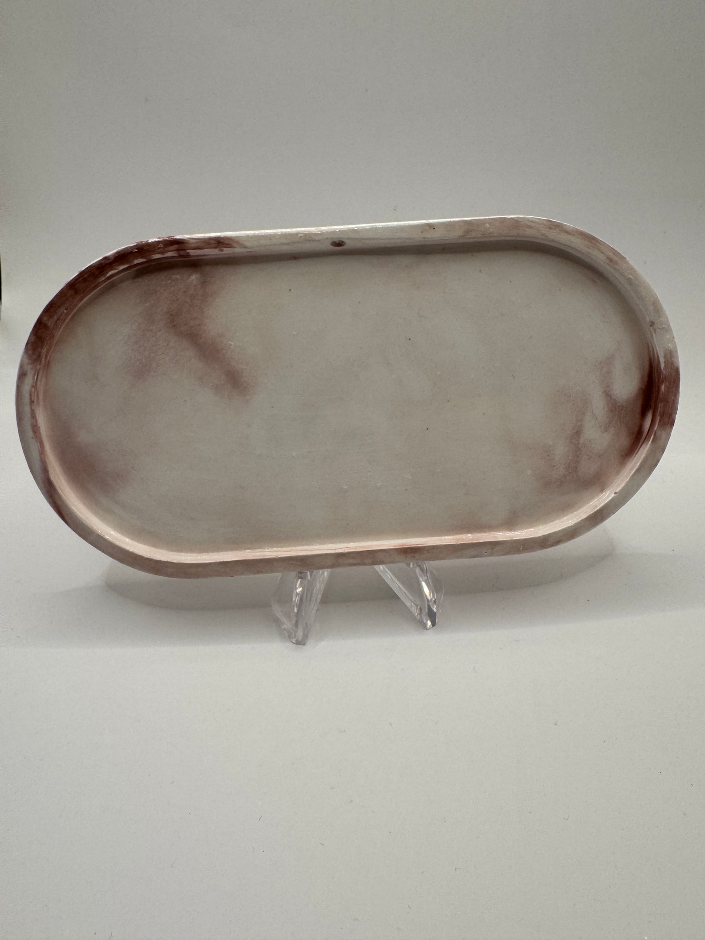 Brown marble coaster