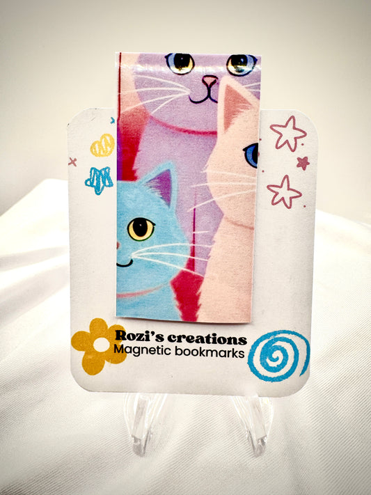 Cats magnetic bookmarks