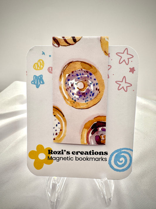 Donut magnetic bookmark