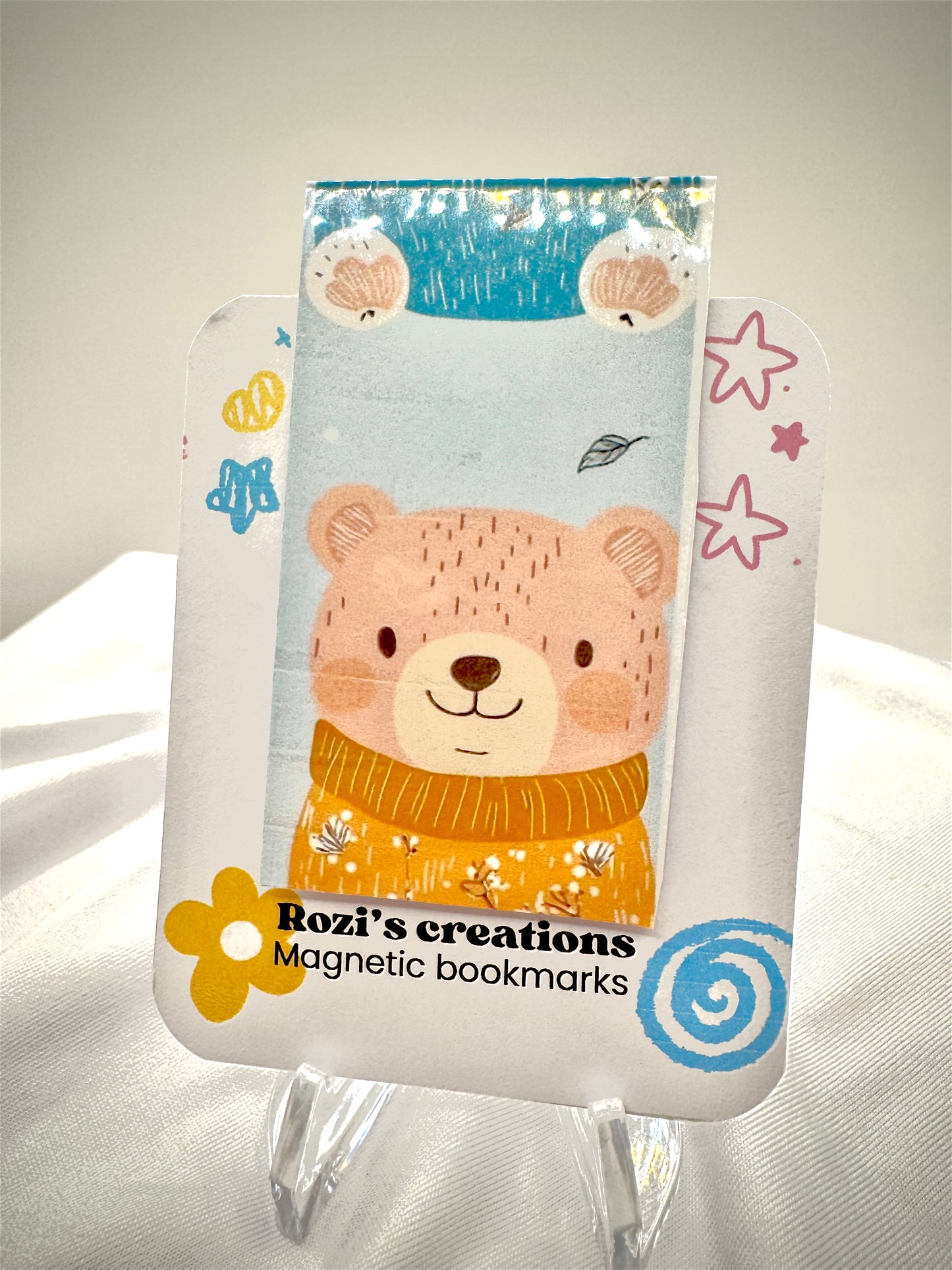 Polar bear magnetic bookmarks