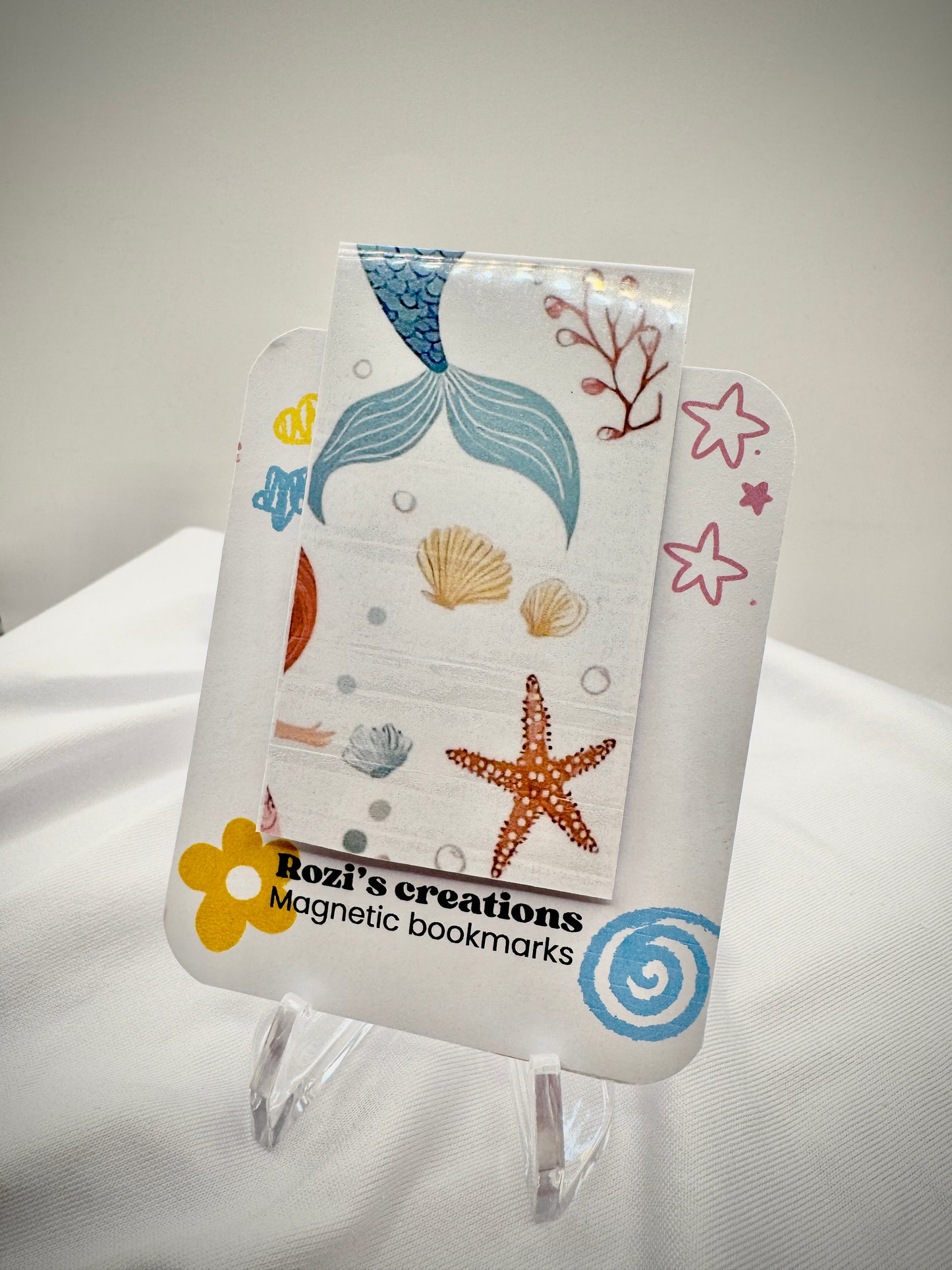 Mermaid magnetic bookmark