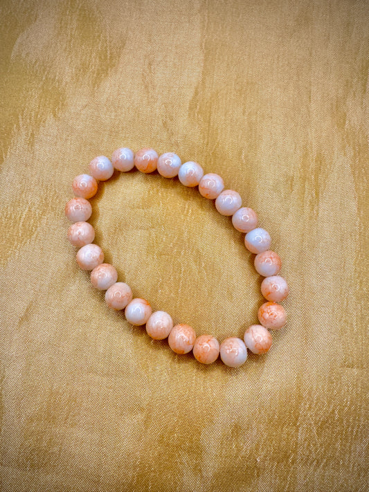 Peach bracelet