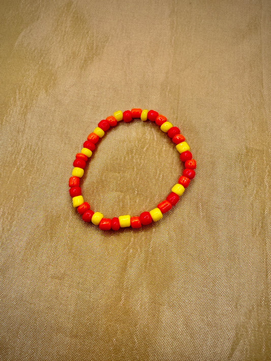 Orange giggles bracelet