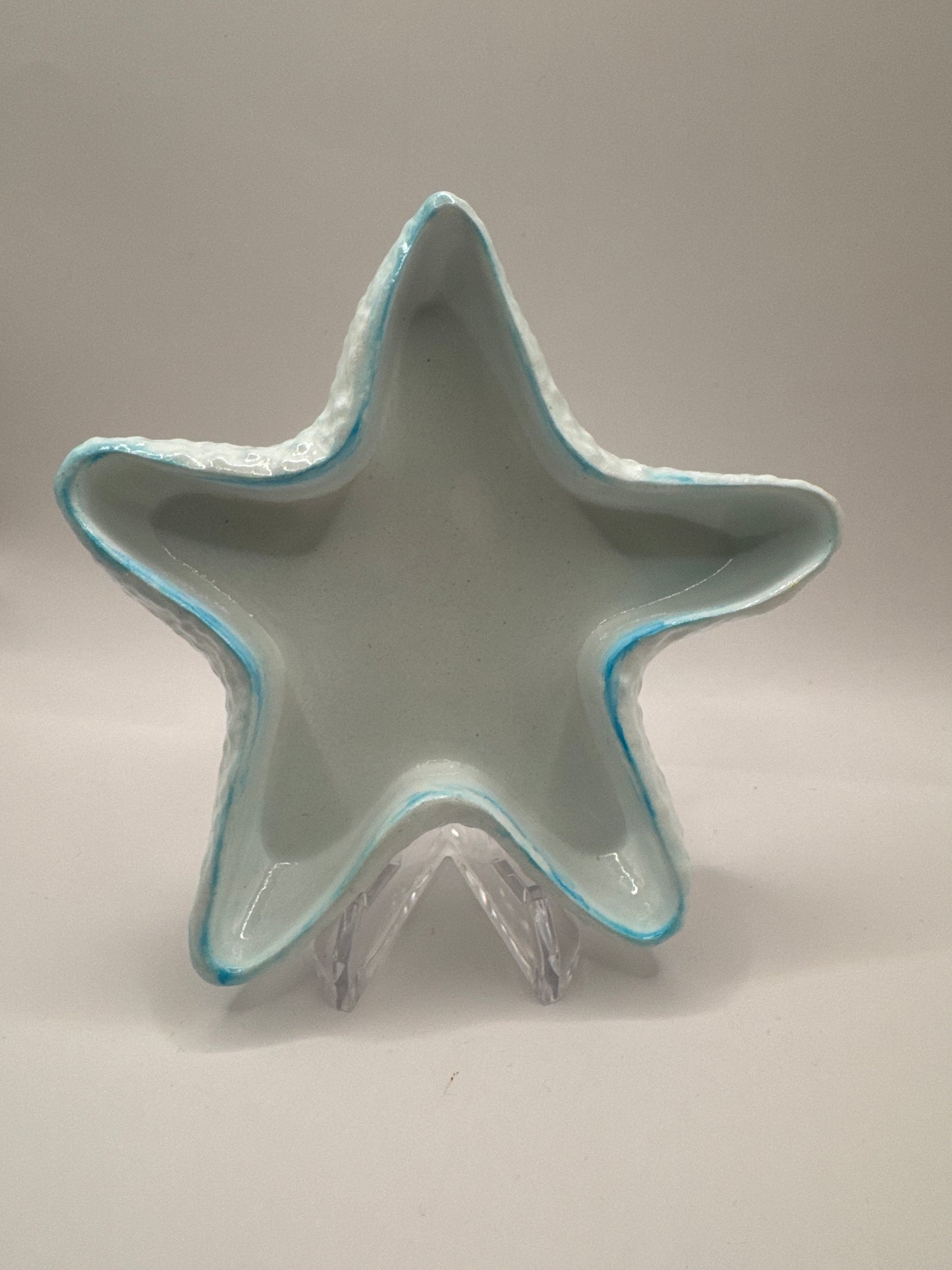Blue starfish coaster
