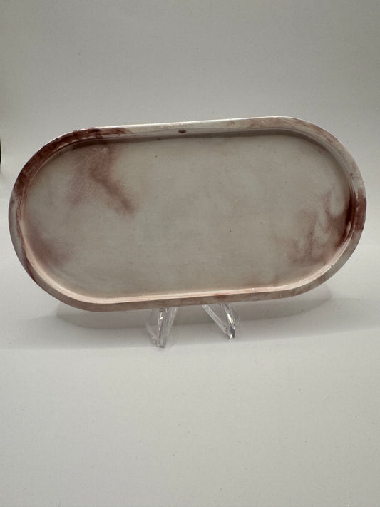 Brown marble coaster