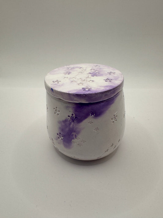 Purple galaxy jar