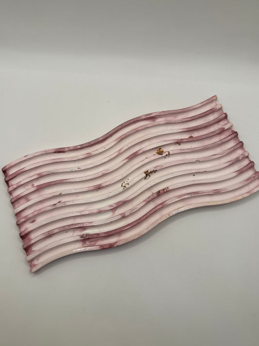 long pink elegant coaster