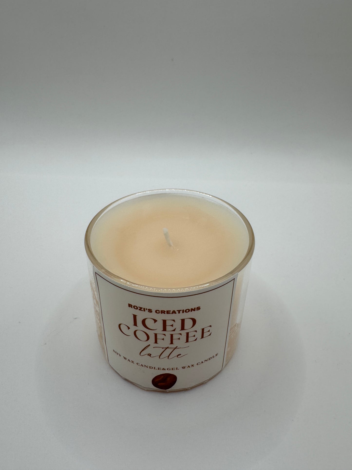 Iced coffee candle